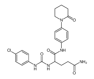 2-(3-(4-chlorophenyl)ureido)-N1-(4-(2-oxopiperidin-1-yl)phenyl)pentanediamide CAS:678178-08-0 manufacturer & supplier