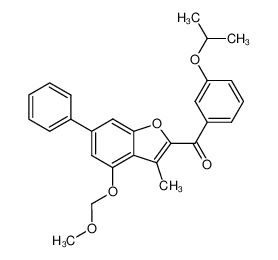 (3-Isopropoxy-phenyl)-(4-methoxymethoxy-3-methyl-6-phenyl-benzofuran-2-yl)-methanone CAS:678184-21-9 manufacturer & supplier