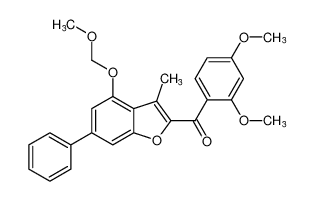 (2,4-dimethoxyphenyl)(4-(methoxymethoxy)-3-methyl-6-phenylbenzofuran-2-yl)methanone CAS:678184-28-6 manufacturer & supplier