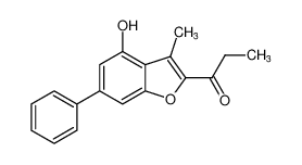 1-Propanone, 1-(4-hydroxy-3-methyl-6-phenyl-2-benzofuranyl)- CAS:678184-53-7 manufacturer & supplier