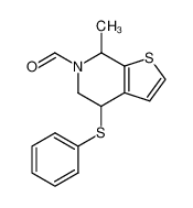 4,5,6,7-tetrahydro-7-methyl-4-phenylsulfanylthieno[2,3-c]pyridine-6-carbaldehyde CAS:678185-06-3 manufacturer & supplier