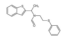 N-[1-(benzo[b]thiophen-2-yl)ethyl]-N-(2-phenylsulfanylethyl)formamide CAS:678185-22-3 manufacturer & supplier