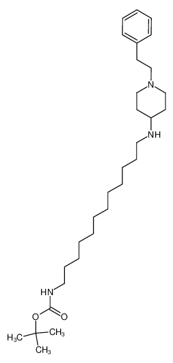 tert-butyl [12-(1-phenethylpiperidin-4-ylamino)dodecyl]carbamate CAS:678188-76-6 manufacturer & supplier