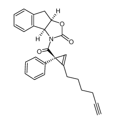 (3aS,8aR)-3-((S)-2-(hex-5-yn-1-yl)-1-phenylcycloprop-2-ene-1-carbonyl)-3,3a,8,8a-tetrahydro-2H-indeno[1,2-d]oxazol-2-one CAS:678195-64-7 manufacturer & supplier