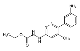 N'-[6-(3-amino-phenyl)-5-methyl-pyridazin-3-yl]-hydrazinecarboxylic acid ethyl ester CAS:67820-82-0 manufacturer & supplier