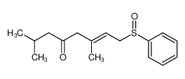 8-benzenesulfinyl-2,6-dimethyl-oct-6-en-4-one CAS:67831-88-3 manufacturer & supplier