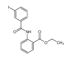 Benzoic acid, 2-[(3-iodobenzoyl)amino]-, ethyl ester CAS:67836-53-7 manufacturer & supplier