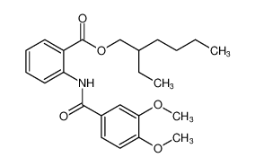 Benzoic acid, 2-[(3,4-dimethoxybenzoyl)amino]-, 2-ethylhexyl ester CAS:67836-77-5 manufacturer & supplier