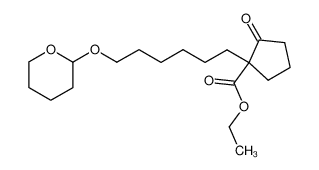 2-Oxo-1-[6-(tetrahydro-pyran-2-yloxy)-hexyl]-cyclopentanecarboxylic acid ethyl ester CAS:67838-20-4 manufacturer & supplier