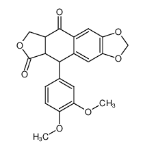 9-(3,4-dimethoxy-phenyl)-5a,6,8a,9-tetrahydro-furo[3',4':6,7]naphtho[2,3-d][1,3]dioxole-5,8-dione CAS:67838-89-5 manufacturer & supplier