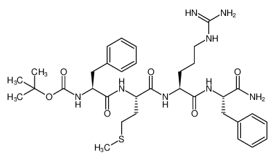 tert-butyl ((S)-1-(((S)-1-(((S)-1-(((S)-1-amino-1-oxo-3-phenylpropan-2-yl)amino)-5-guanidino-1-oxopentan-2-yl)amino)-4-(methylthio)-1-oxobutan-2-yl)amino)-1-oxo-3-phenylpropan-2-yl)carbamate CAS:67845-02-7 manufacturer & supplier