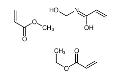 ethyl prop-2-enoate,N-(hydroxymethyl)prop-2-enamide,methyl prop-2-enoate CAS:67846-39-3 manufacturer & supplier