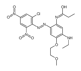 N-[2-[(2-chloro-4,6-dinitrophenyl)diazenyl]-5-(ethylamino)-4-(2-methoxyethoxy)phenyl]propanamide CAS:67846-62-2 manufacturer & supplier