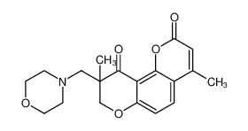 4,9-dimethyl-9-(morpholinomethyl)-8,9-dihydro-2H,10H-pyrano[2,3-f]chromene-2,10-dione CAS:678561-81-4 manufacturer & supplier