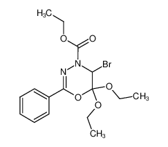 5-bromo-6,6-diethoxy-2-phenyl-5,6-dihydro-[1,3,4]oxadiazine-4-carboxylic acid ethyl ester CAS:67859-26-1 manufacturer & supplier