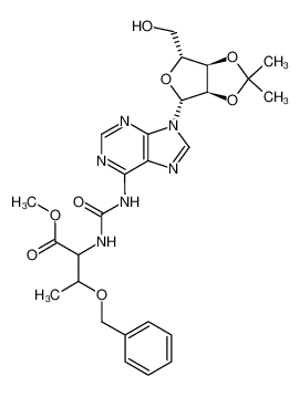 N6-(2-benzyloxy-1-methoxycarbonyl-propylcarbamoyl)-O2',O3'-isopropylidene-adenosine CAS:67862-17-3 manufacturer & supplier