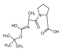 (2S)-1-[(2R)-2-[(2-methylpropan-2-yl)oxycarbonylamino]propanoyl]pyrrolidine-2-carboxylic acid CAS:67865-77-4 manufacturer & supplier