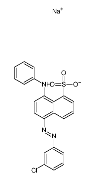 sodium,8-anilino-5-[(3-chlorophenyl)diazenyl]naphthalene-1-sulfonate CAS:67875-11-0 manufacturer & supplier