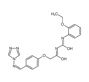 N-[(2-ethoxyphenyl)carbamoyl]-2-[4-[(E)-1,2,4-triazol-4-yliminomethyl]phenoxy]acetamide CAS:67878-25-5 manufacturer & supplier