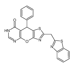 2-(benzothiazol-2-ylmethyl)-9-phenylthiazolo[4',5':6,5]pyrano[2,3-d]pyrimidine-8(7H)-one CAS:678980-11-5 manufacturer & supplier