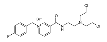 3-((2-(bis(2-chloroethyl)amino)ethyl)carbamoyl)-1-(4-fluorobenzyl)pyridin-1-ium bromide CAS:678995-32-9 manufacturer & supplier