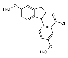 5-methoxy-2-(5-methoxy-2,3-dihydro-1H-inden-1-yl)benzoyl chloride CAS:678996-42-4 manufacturer & supplier