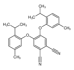 4,5-bis(5-methyl-2-propan-2-ylphenoxy)benzene-1,2-dicarbonitrile CAS:679000-33-0 manufacturer & supplier