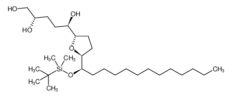 (2S,5R)-5-((2S,5S)-5-((R)-1-((tert-butyldimethylsilyl)oxy)tridecyl)tetrahydrofuran-2-yl)pentane-1,2,5-triol CAS:679003-36-2 manufacturer & supplier