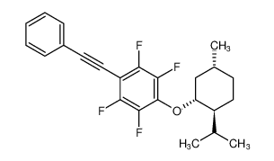 1,2,4,5-tetrafluoro-3-(((1R,2S,5R)-2-isopropyl-5-methylcyclohexyl)oxy)-6-(phenylethynyl)benzene CAS:679005-27-7 manufacturer & supplier