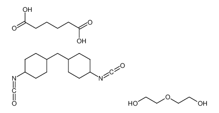 hexanedioic acid,2-(2-hydroxyethoxy)ethanol,1-isocyanato-4-[(4-isocyanatocyclohexyl)methyl]cyclohexane CAS:67905-77-5 manufacturer & supplier