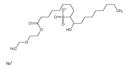 sodium,1-(2-ethoxyethoxy)-10-hydroxy-1-oxooctadecane-9-sulfonate CAS:67906-29-0 manufacturer & supplier