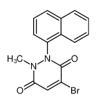 4-bromo-1-methyl-2-naphthalen-1-yl-1,2-dihydro-pyridazine-3,6-dione CAS:67914-14-1 manufacturer & supplier