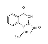 Benzoic acid, 2-(2,3-dihydro-5-methyl-3-oxo-1H-pyrazol-1-yl)- CAS:67916-02-3 manufacturer & supplier