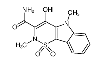 4-hydroxy-2,5-dimethyl-1,1-dioxo-2,5-dihydro-1H-1λ6-[1,2]thiazino[5,6-b]indole-3-carboxylic acid amide CAS:67930-19-2 manufacturer & supplier