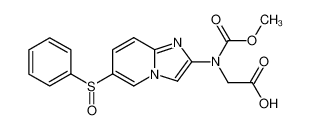 N-methoxycarbonyl-N-(6-phenylsulfinyl-imidazo[1,2-a]pyridin-2-yl)-glycine CAS:67937-83-1 manufacturer & supplier