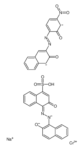 chromium(III) sodium 1-(2-oxidonaphthalen-1-yl)-2-(2-oxo-4-sulfonaphthalen-1(2H)-ylidene)hydrazin-1-ide 3-((4-nitro-2-oxocyclohexa-4,6-dien-3-ide-1-yl)diazenyl)-2-oxo-1,2-dihydronaphthalen-1-ide CAS:67939-06-4 manufacturer & supplier