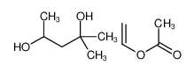 ethenyl acetate,2-methylpentane-2,4-diol CAS:67939-14-4 manufacturer & supplier