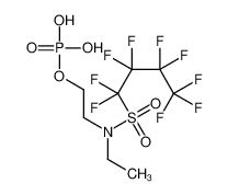 2-[ethyl(1,1,2,2,3,3,4,4,4-nonafluorobutylsulfonyl)amino]ethyl dihydrogen phosphate CAS:67939-89-3 manufacturer & supplier