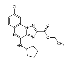 ethyl 8-chloro-4-(cyclopentylamino)-[1,2,4]triazolo[1,5-a]quinoxaline-2-carboxylate CAS:679396-25-9 manufacturer & supplier