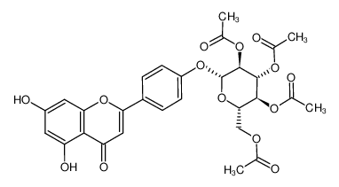 4'-O-(2,3,4,6-tetra-O-acetyl-β-L-glucopyranosyl)apigenin CAS:679398-83-5 manufacturer & supplier