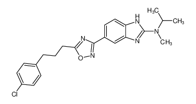 5-(5-(3-(4-chlorophenyl)propyl)-1,2,4-oxadiazol-3-yl)-N-isopropyl-N-methyl-1H-benzo[d]imidazol-2-amine CAS:679399-99-6 manufacturer & supplier