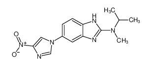 N-isopropyl-N-methyl-5-(4-nitro-1H-imidazol-1-yl)-1H-benzo[d]imidazol-2-amine CAS:679400-42-1 manufacturer & supplier