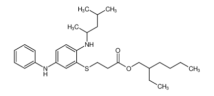 2-ethylhexyl 3-((2-((4-methylpentan-2-yl)amino)-5-(phenylamino)phenyl)thio)propanoate CAS:679402-11-0 manufacturer & supplier