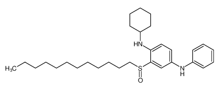 1,4-Benzenediamine, N1-cyclohexyl-2-(dodecylsulfinyl)-N4-phenyl- CAS:679402-50-7 manufacturer & supplier