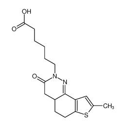 6-(8-methyl-3-oxo-4,4a,5,6-tetrahydrothieno[2,3-h]cinnolin-2(3H)-yl)hexanoic acid CAS:679403-57-7 manufacturer & supplier