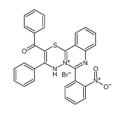 2-benzoyl-6-(2-nitrophenyl)-3-phenyl-4H-[1,3,4]thiadiazino[3,2-c]quinazolin-5-ium bromide CAS:679404-30-9 manufacturer & supplier