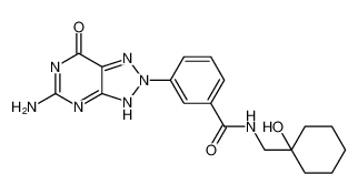 3-(5-amino-7-oxo-3,7-dihydro-2H-[1,2,3]triazolo[4,5-d]pyrimidin-2-yl)-N-((1-hydroxycyclohexyl)methyl)benzamide CAS:679404-48-9 manufacturer & supplier