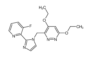 4,6-diethoxy-3-[2-(3-fluoro-pyridin-2-yl)-imidazol-1-ylmethyl]-pyridazine CAS:679405-28-8 manufacturer & supplier