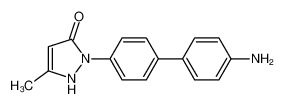 2-[4-(4-aminophenyl)phenyl]-5-methyl-1H-pyrazol-3-one CAS:679406-21-4 manufacturer & supplier