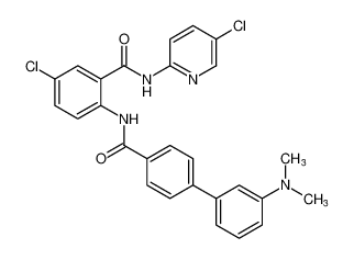 N-(4-chloro-2-((5-chloropyridin-2-yl)carbamoyl)phenyl)-3'-(dimethylamino)-[1,1'-biphenyl]-4-carboxamide CAS:679406-84-9 manufacturer & supplier